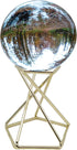 Large Gazing Ball Stand 6 inch for 10 inch Crystal Ball, Rock Display Stand, Air Plant Holder, for Abalone Shell, BowlS, Temari Ball, Geode, Ostri...