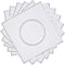 H&W 6PCS 5mm Fuse Beads Boards, Large Clear Pegboards Kits, with Gift 4 Lroning Paper (WA3-Z6)...