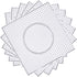 H&W 6PCS 5mm Fuse Beads Boards, Large Clear Pegboards Kits, with Gift 4 Lroning Paper (WA3-Z6)...