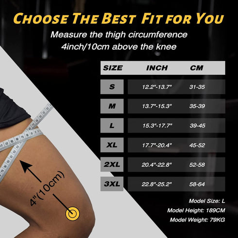 Professional Knee Brace, Compression Knee Sleeve with Patella Gel Pad & Side Stabilizers, Knee Support Bandage for Pain Relief, Medical Knee Pad...