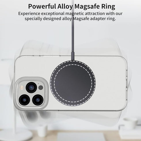 Universal Metal Rings Compatible with Magsafe Sticker - (Black&Silver&White)......