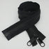 Leekayer 2PCS #10 84 cm Heavy Duty Zippers for Sewing Separating Large Plastic Zippers Black Tape with Double Pull Tab Slider, Sleeping Bag, Boat,...