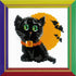 Riolis Black Cat Counted Cross Stitch Kit-6"X6" 10 Count...