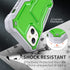 FITO for iPhone 13 Mini Case 5.4 Inch, Dual Layer Shockproof Heavy Duty Case with Screen Protector, Built in Kickstand (Green)...