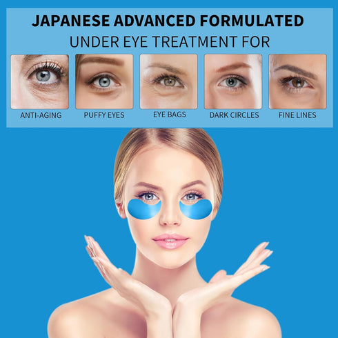 Under Eye Masks for Dark Circles and Puffiness 70PCS, Under Eye Patches for Puffy Eyes Treatment, Under Eye Gel Pads w/Collagen, Retinol, Hyaluron...