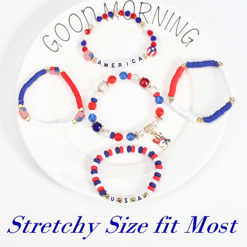 Ardorchid Halloween Bracelets for Women Pumpkin Ghost Steleton Bat Skull Beaded Stackable Stretchy Bracelet Rugby Thanksgiving Christmas Heishi Br...