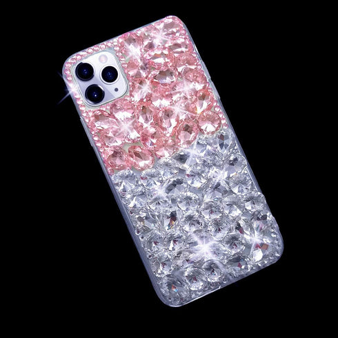Bonitec for iPhone 11 Pro Max Case 3D Glitter Sparkle Bling Case for Women Luxury Shiny Crystal Rhinestone Diamond Bumper Clear Rose Gems Protecti...