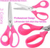 Left-Handed Kids Scissors 6 Pack 5 Inch Left hand scissors for child School Student Scissors,Stainless Steel Sharp Blade Comfort-Grip Handles Blun...