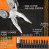 Multitool 24-in-1 with Mini Tools Knife Pliers and 11 Bits - Multi Tool All in One Multi Function Gear for Men Best Multi-tool Kit for Work EDC Ca...
