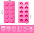 2 Pcs Silicone Puppy treat molds, Dog Paw and Bone Mold Ice Cube Mold, Jelly, Biscuits, Chocolate, Candy Baking Mold, Oven Microwave Freezer Dishw...