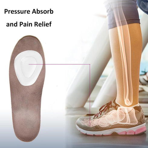 4 Pair Metatarsal Pads Women, Gel Self Adhesive Metatarsal Pads Mens, Firmly Adhered and Reusable Metatarsal Foot Pads, Easy to Clean and Quick Dr...