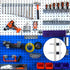 200 Pieces Pegboard Mounting Kit Wall Peg Boards Installation Accessories Pegboard Spacer Kit Includes Screws, Anchors, Spacers and Washers for 1/...