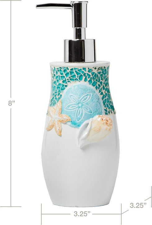 SKL Home by Saturday Knight Ltd South Seas Soap Dispenser Turquoise...