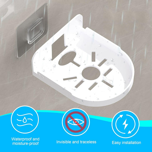 6 Pieces Small speaker wall Mount,No punching,Shelf Speaker Stand for Bluetooth Speaker,Baby Monitor,Cell Phones,Mesh Router,Webcam,Homepod,Toy Di...