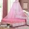 Eimilaly Bed Canopy Mosquito Net, Bed Canopy for Girls Room Decor - Insect Protection Hanging Canopy for Adults, Babies, Outdoor Camping, Pink/No ...