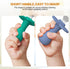 4 Pcs Baby Spoons Toddler Spoons for Self Feeding, Kids Spoons with Silicone Round Handle, Stainless Steel Toddler Utensils Children Safe Silverwa...