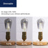 FLSNT LED Edison Bulbs, 5000K White Light Dimmable ST19 LED Light Bulbs, E26 Base,4W(40W Equivalent), CRI82+, 150LM, 6 Pack, Smoky Grey Glass...
