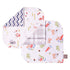 Woodsy Gnomes 2 Pack Reversible Flannel Bandana Bib Set-Gnomes/Plaid, Winter Woods/Chevron Prints, Navy, Gray, Blue, Red, Green, 100% Cotton Flann...