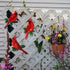 Usupgift Cardinal Birds Metal Set of 3 Wall Art Gift for Garden Fence Patio Porch Home Decoration (Red Cardinal-1)...