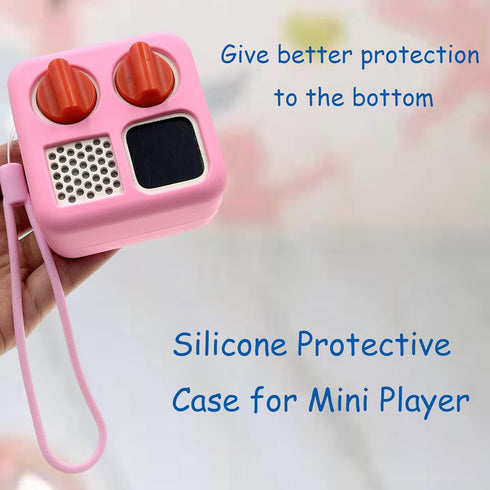LeoTube Silicone Shell Cover Case for Yoto Mini Player, Silicone Protective Sleeve Case Compatible with Mini Bluetooth Speaker (Silicone Case Only...