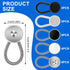 18Pcs Button Extender for Trousers Collar Extender Buttons Pants Waist Extender Shirt Extender Adjustable Extended Button Jeans Button for Shirt D...