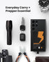 BATTARIX Power Card - Thin Universal Phone Charger Emergency Survival Everyday Carry Lightning & USB C for Android + iPhone (Single Use, Pre Charg...