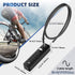 Cable Locks with Combination, 23.6Inch Steel Small Cable Rope Locks with 4-Digit Combination, Resettable Code for Bikes, Fence, Pet Door, Lockers,...