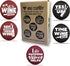 Funny Wine Stoppers Set of 5 - Silicone Wine Bottle Stopper With Gift Box - Cute Christmas Wine Gift for Friends...