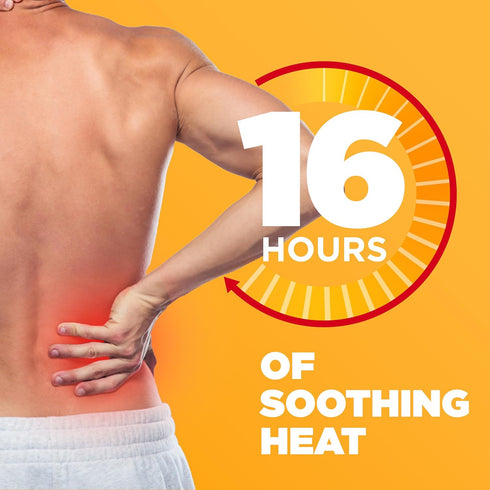 ThermaCare Portable Heating Pad, Lower Back and Hip Pain Relief Patches, L/XL Heat Wraps, 5 Count...
