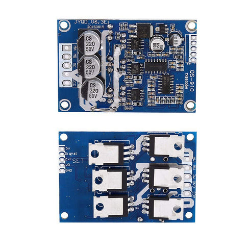 Motor Driver Controller JYQD_V6.3E1 DC12V-36V 20A Brushless Motor Controller 3 Phase Spindle BLDC Motor Driver Controller Board Reversible Switch ...