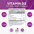 Vitamin D3 Gummies Extra Strength 5000 IU (125 mcg) - Raspberry Flavor Gummy Vitamins - Vitamin D Dietary Supplement for Bone, Teeth, Muscle & Imm...