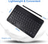 Bluetooth Keyboard and Mouse Combo,Rechargeable keyboard mouse combo,Ultra-Slim Portable Compact Wireless Mouse Keyboard Set for iPad/iPad Pro/iPa...