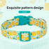 Cute Dog Collar Adjustable and Lightweight for Girl Female Boy Dogs,Soft and Fancy Summer Dog Collar with Lemon Special Design Pet Collar for Smal...