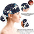 Space Cats Cute Scrub Caps Surgical Women with Button Adjustable Hats Surgical Caps with Scrunchie for Women...
