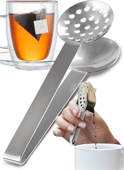 Orblue Stainless Steel Tea-long-handled-strainers 1-Pack...