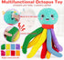 beetoy Infant Toy Baby Plush Toys, Baby Musical Toy with Octopus Shape, Stuffed Animal for Girl boys Infant, Sensory Toys for Babies Soft Toys wit...