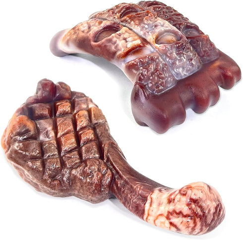 Dog Chew Toys for Aggressive Chewers?2 Pack Indestructible Dog Toy for Large Breed- Tough Nylon Teething Bone Toy to Keep Them Busy...