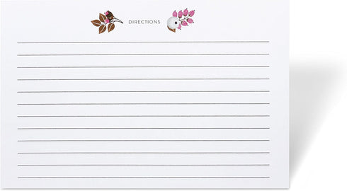 Polite Society Recipe Cards Set 55 Double Sided Recipe Cards 4x6 inches. Thick Card Stock...