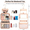CUBETASTIC Clear Cosmetic Bags, Hanging Toiletry Bag for Travelling, Transparent Makeup Organizer Case, Water-resistant Portable Skncare Storage P...