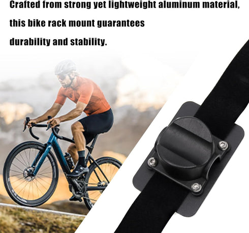 RYANSTAR RACING Bicycle Rack Mount Bicycle Rear Wheel Holder Road Bike Tire Bracket Holder Carrier Compatible with Most Mountain Bikes Road Bicycl...