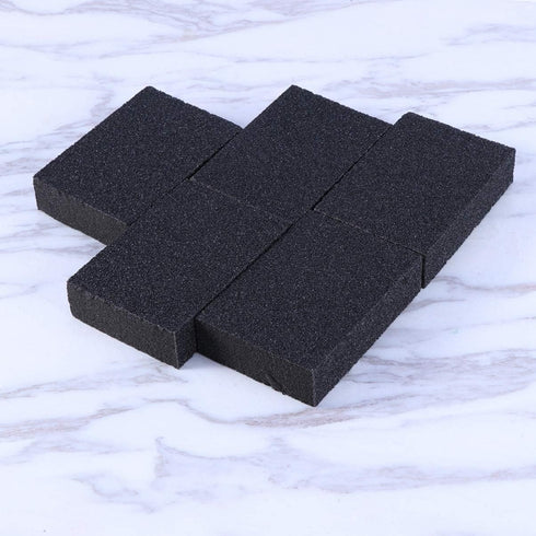 Sponge 5Pcs Carborundum Sponge, Non- Scratch Emery Brush Kitchen Scrubber Pot Cleaner for Home Restaurant Hotel (Black) Bowl Dish Washing Cleaning...
