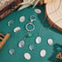 PH PandaHall 20PCS Oval Photo Charms Pendant Blank Trays Bezel, 20PCS Transparent Glass Cabochon Dome Tiles Memorial Photo Pendant for Jewelry Mak...