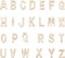 LiQunSweet 26 Pcs Golden Plated Metal Alloy Letter Loose Beads for Initial Necklace Bracelet Earrings Jewelry Making Decoration Craftings - 10x3mm...