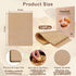 130PCS Parchment Paper Baking Sheets, 13 x 9 In, Precut Non-Stick Parchment Sheets for Baking, Grilling, Air Fryer, Steaming, and More (Unbleached...