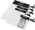 HEETA 5-Pack Clear Waterproof Dry Bag, Water Tight Cases Pouch Dry Bags for Camera Mobile Phone Maps, Kayaking Boating Document Holder (Black)...