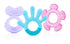 Nuby 3 Step Soothing Teether 3 Piece Set- Front, Middle, Back Teeth Teething- Pink/Purple, 3 m+...