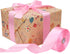 1-1/2 inch Pink Satin Ribbon 50 Yards Solid Fabric Ribbons Roll for Wedding Invitations, Bridal Bouquets, Sewing, Party Decorations, Gift Wrapping...