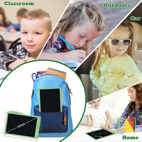 LCD Writing Tablet, 11 Inch Colorful Doodle Board Drawing Tablet, Kids Games Toys Drawing Pad, Toddler Learning Toys Christmas Birthday Gifts for ...