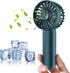 VEMONT Handheld Fan, Mini Portable Hand Fan with 2500mAh Rechargeable Battery,Personal Pocket Hand Held Fan with 3 Speeds(3-10H Working Time),Supe...