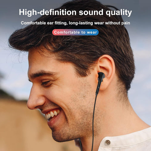 USB C Headphones Wired Type c Earbuds with Microphone Wired Earbuds USB c in Ear Headphones with mic and deep bass Compatible with Type c Devices ...